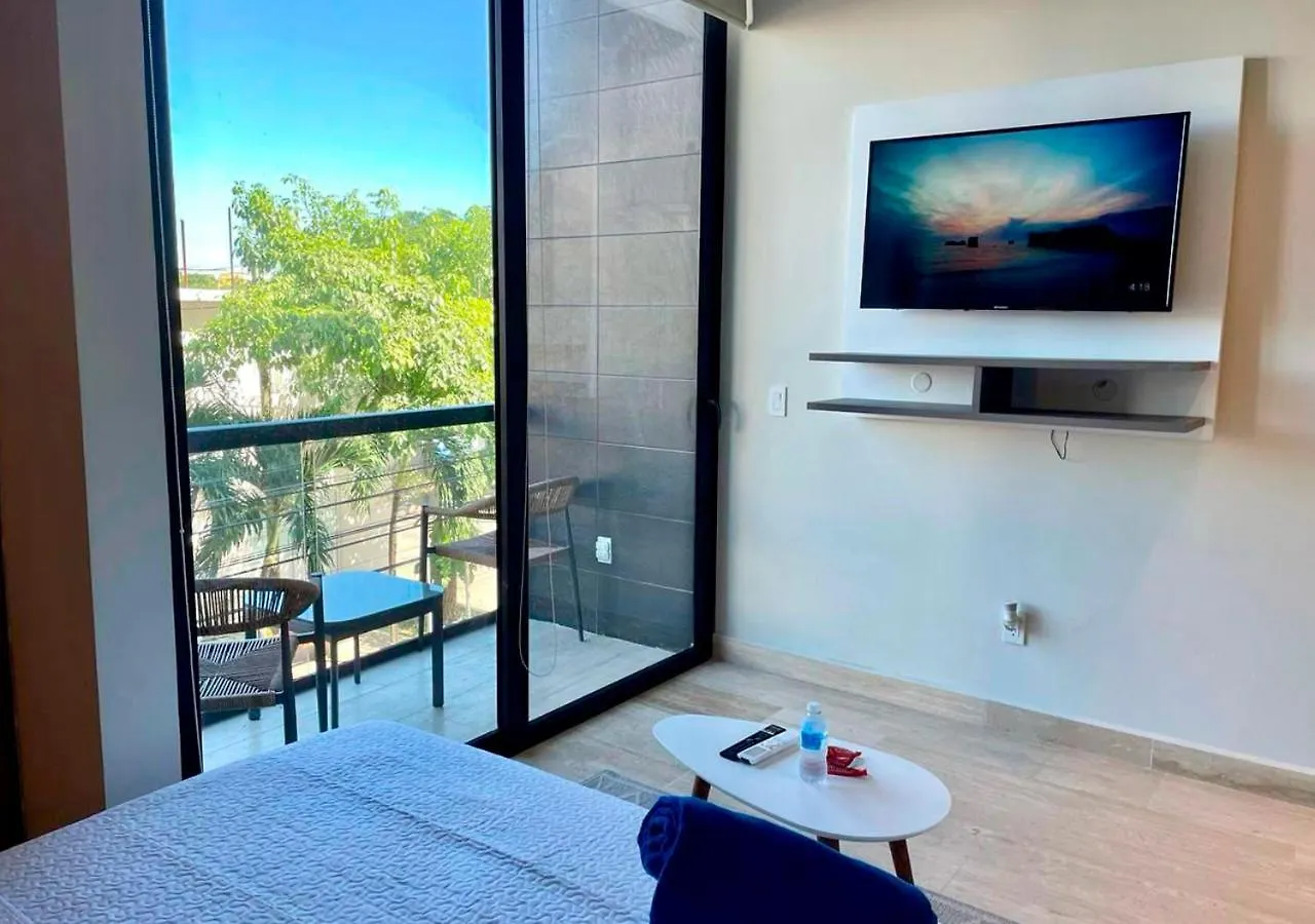 Apartment Walking Steps To Beach Gym Jacuzzi And Ocean View Musa Playa del Carmen
